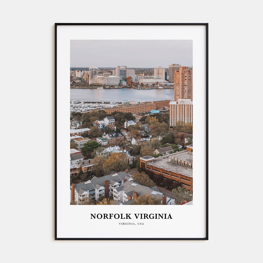 Norfolk, Virginia Portrait Color Poster