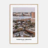 Norfolk, Virginia Portrait Color Poster