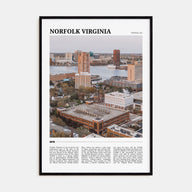 Norfolk, Virginia Travel Color Poster