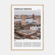 Norfolk, Virginia Travel Color Poster