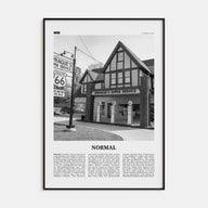 Normal Travel B&W Poster