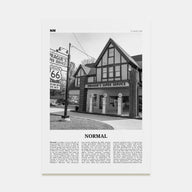 Normal Travel B&W Poster