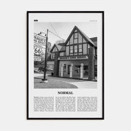 Normal Travel B&W Poster