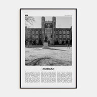 Norman Travel B&W Poster