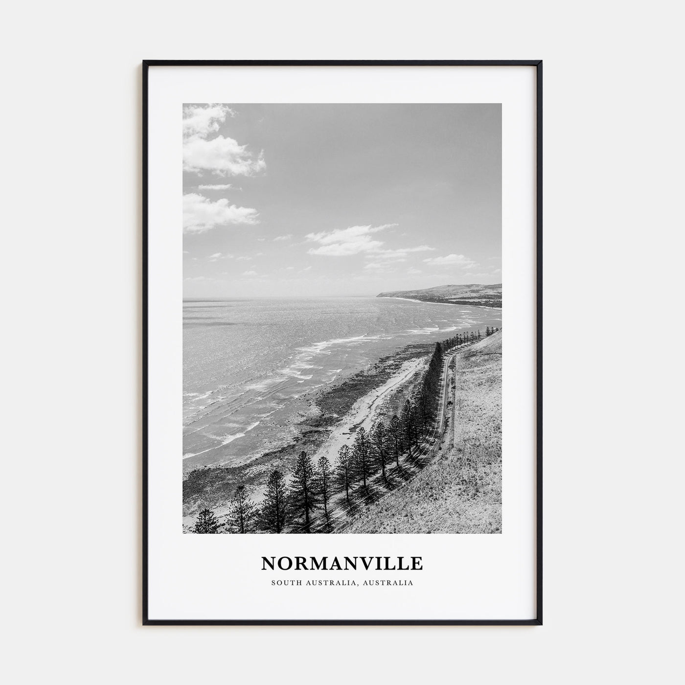 Normanville Portrait B&W Poster