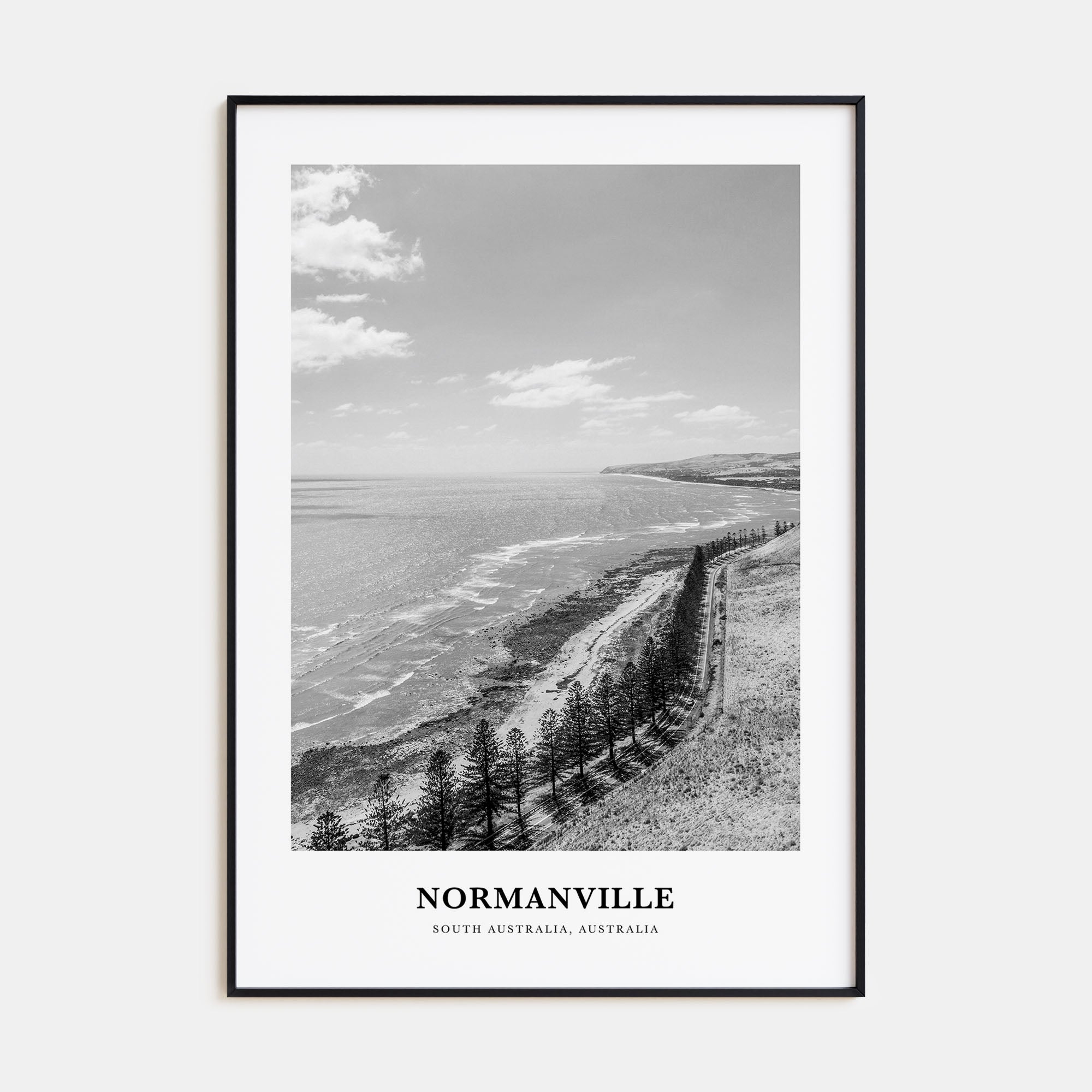Normanville Portrait B&W Poster