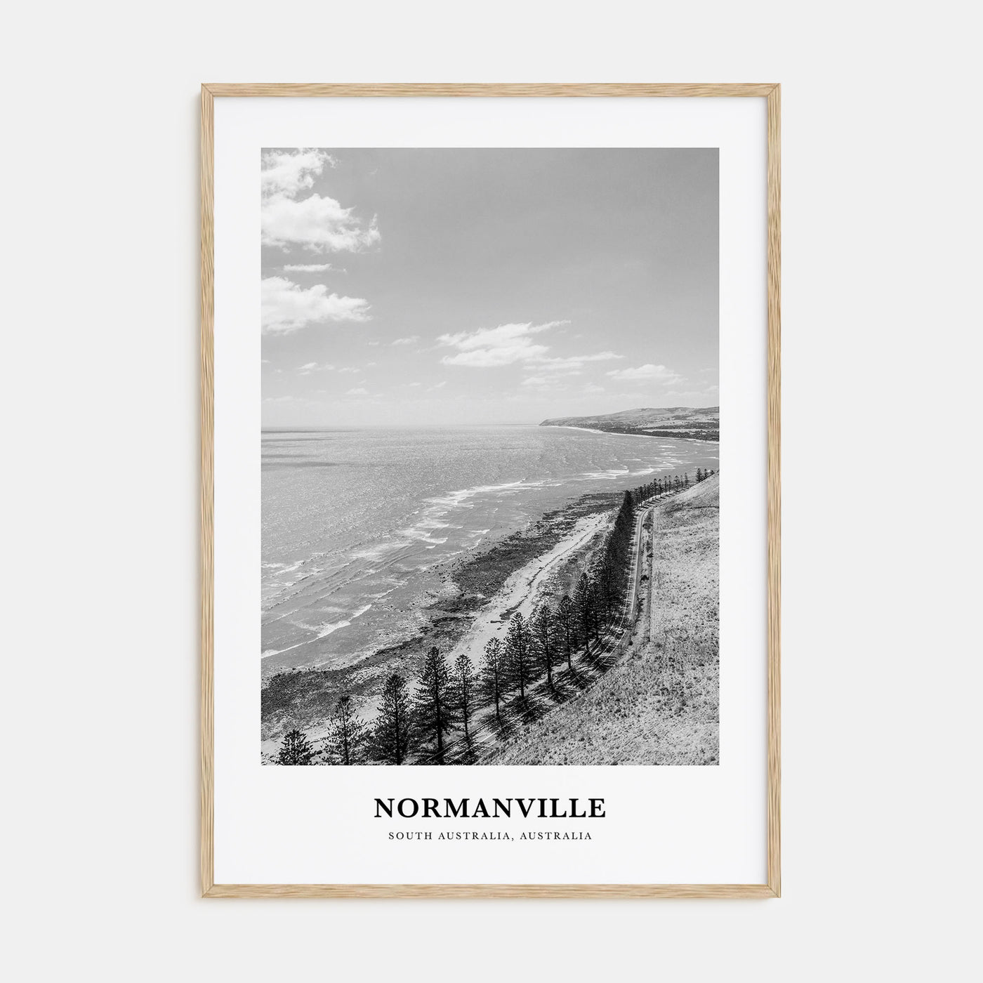 Normanville Portrait B&W Poster