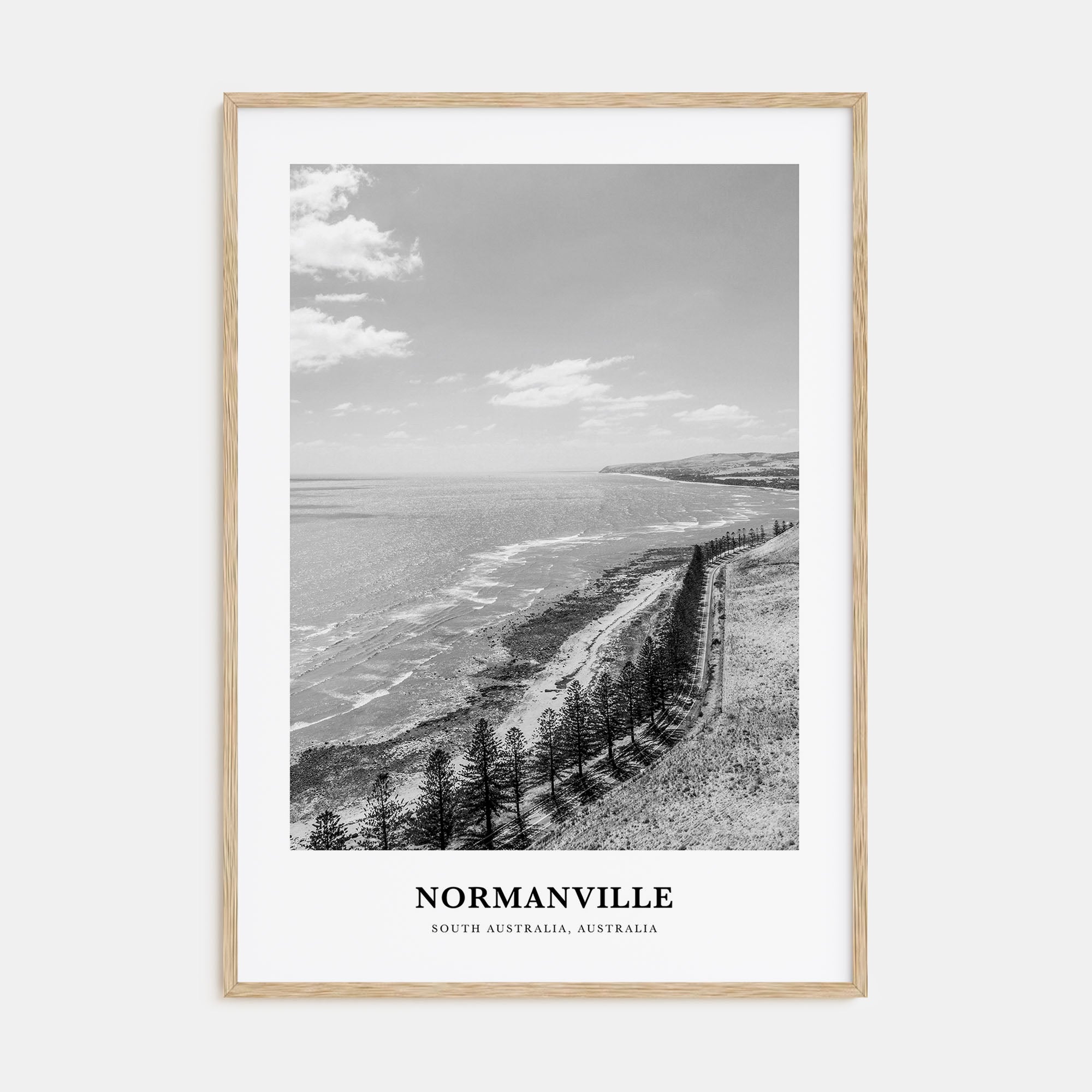 Normanville Portrait B&W Poster