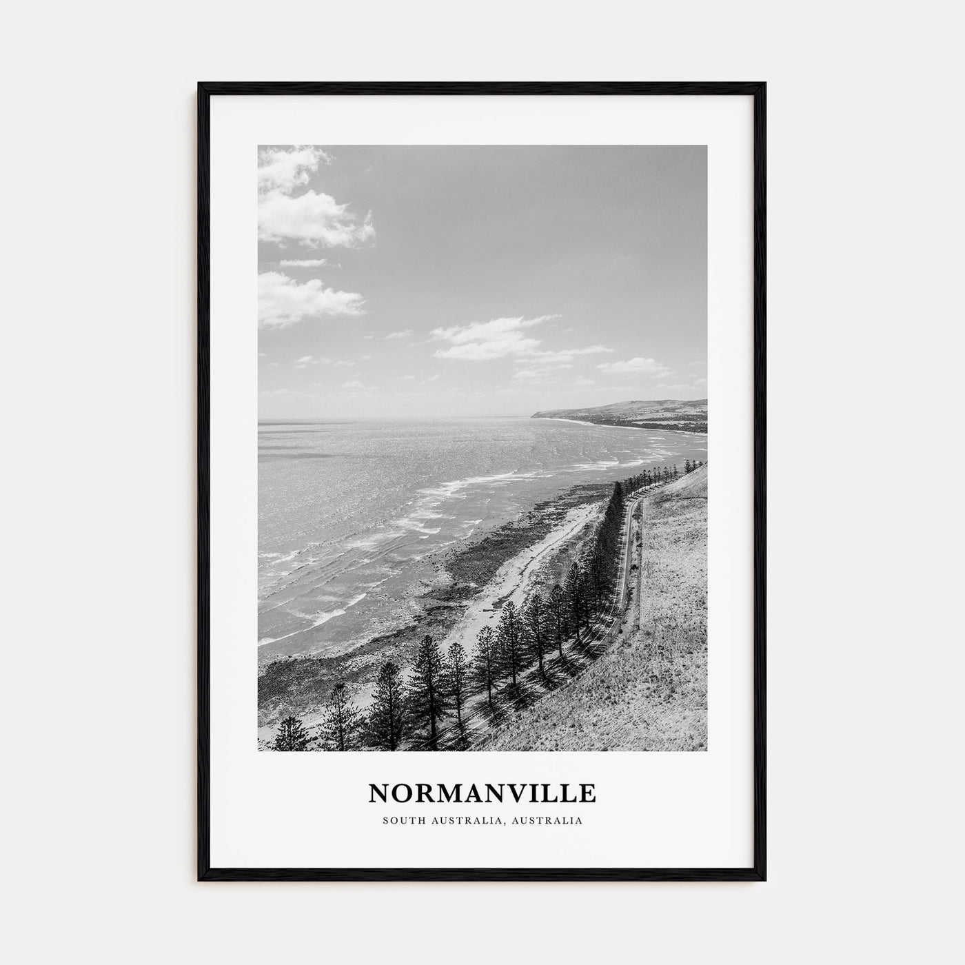 Normanville Portrait B&W Poster