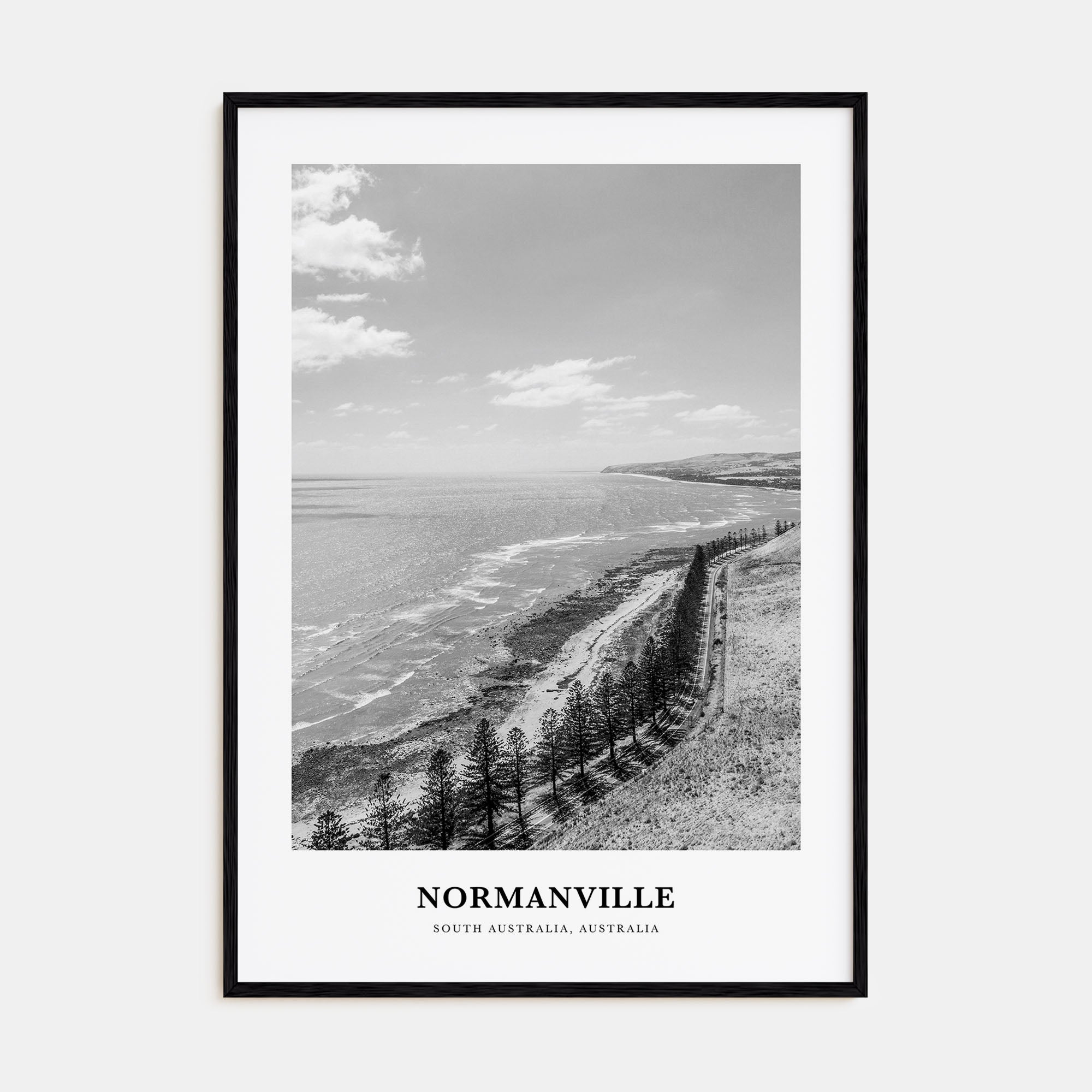 Normanville Portrait B&W Poster