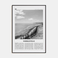 Normanville Travel B&W Poster