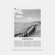 Normanville Travel B&W Poster