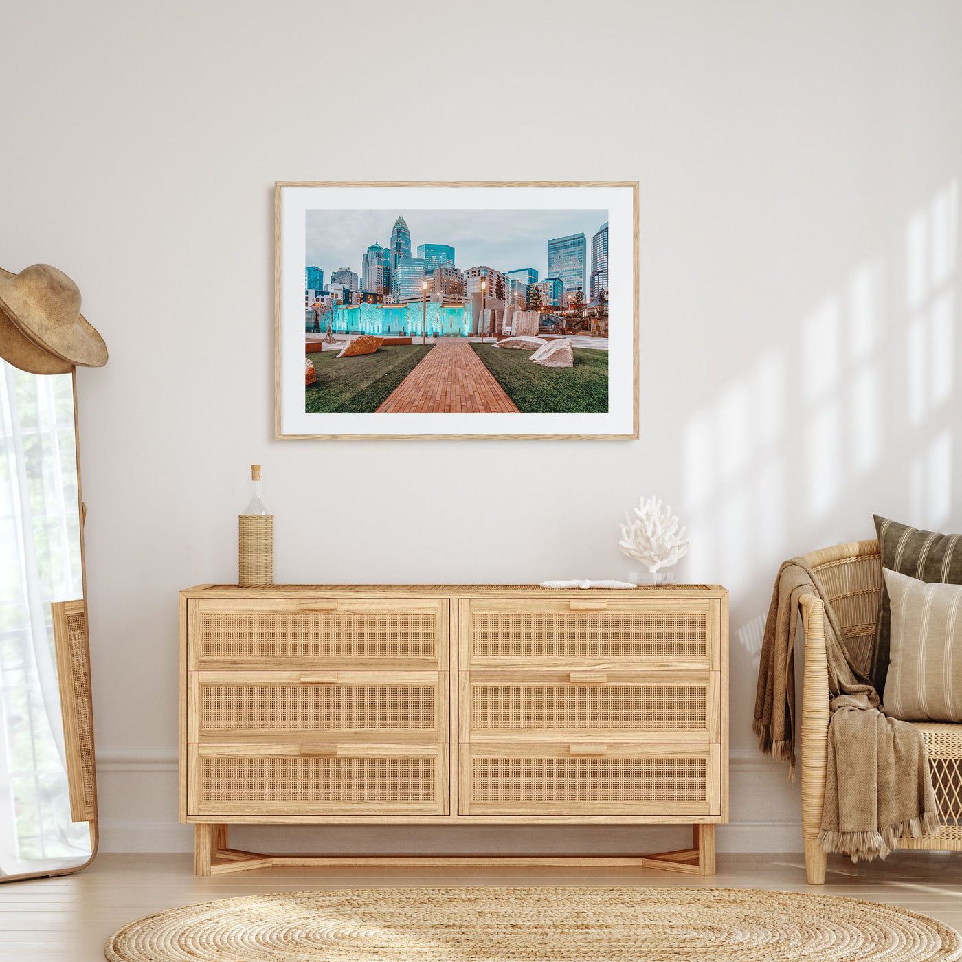 North Carolina Landscape Color Poster