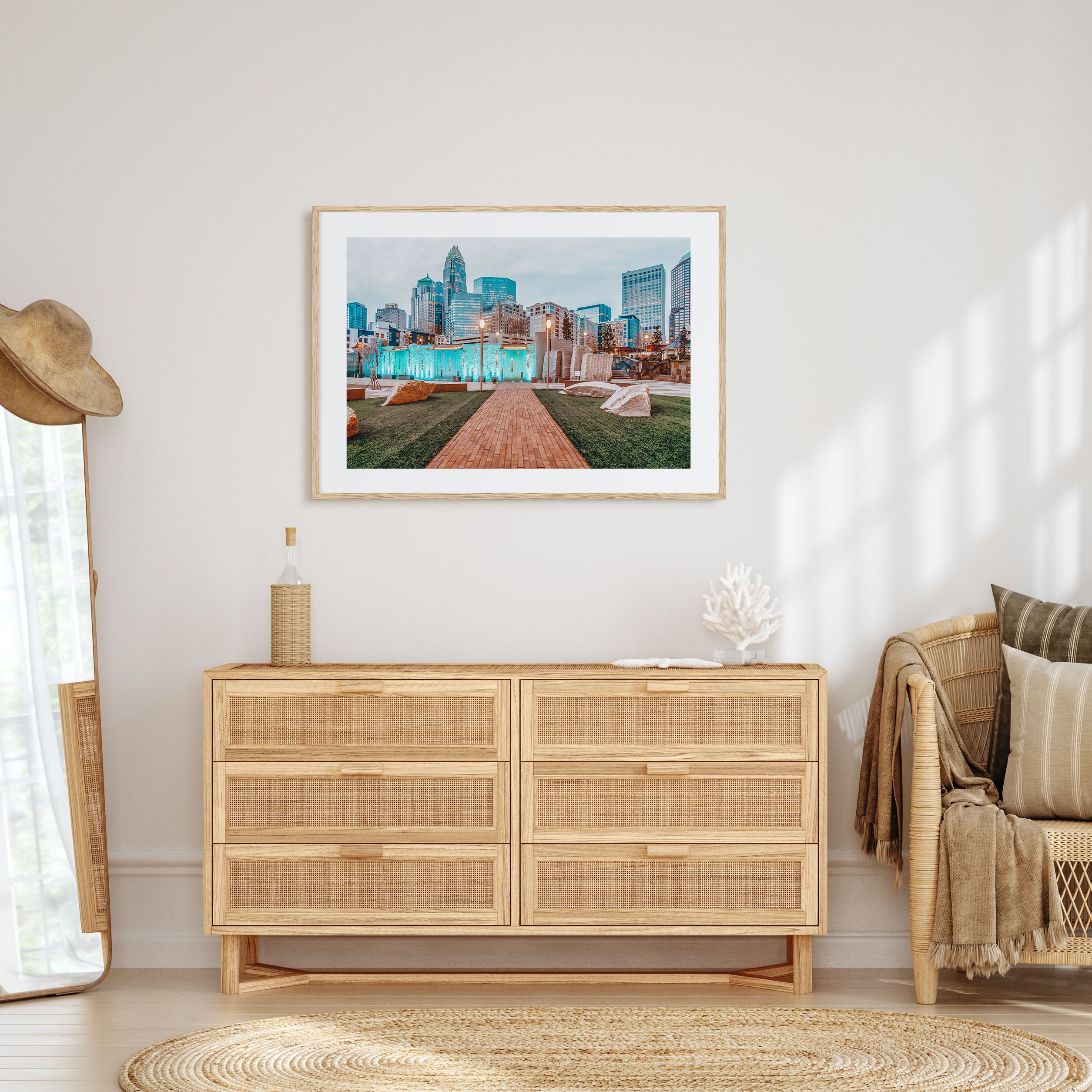 North Carolina Landscape Color Poster