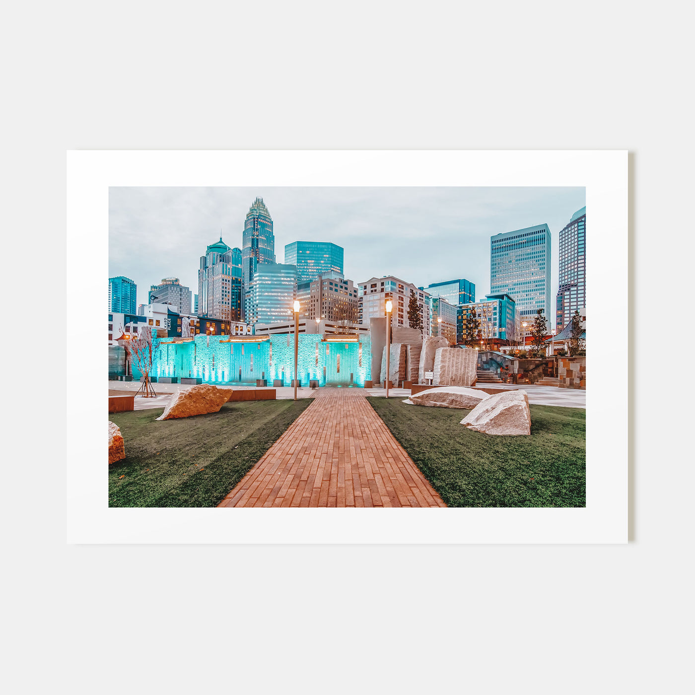 North Carolina Landscape Color Poster