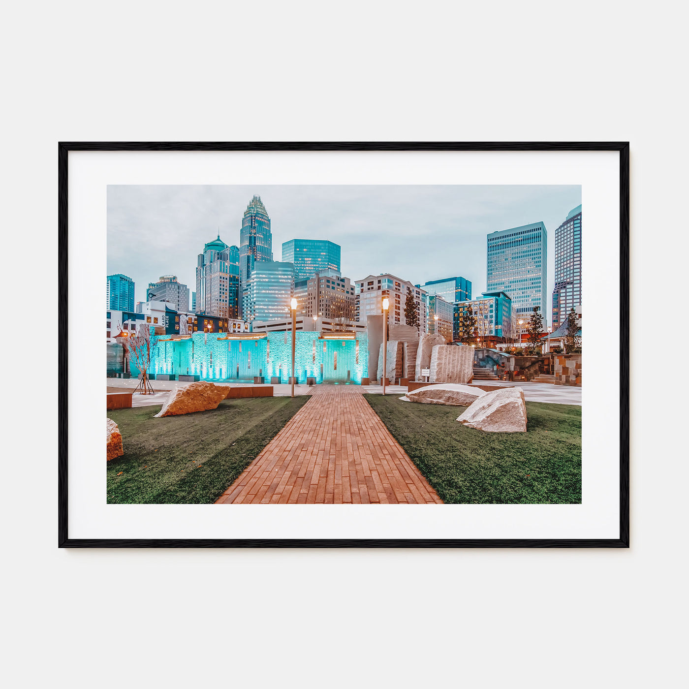 North Carolina Landscape Color Poster