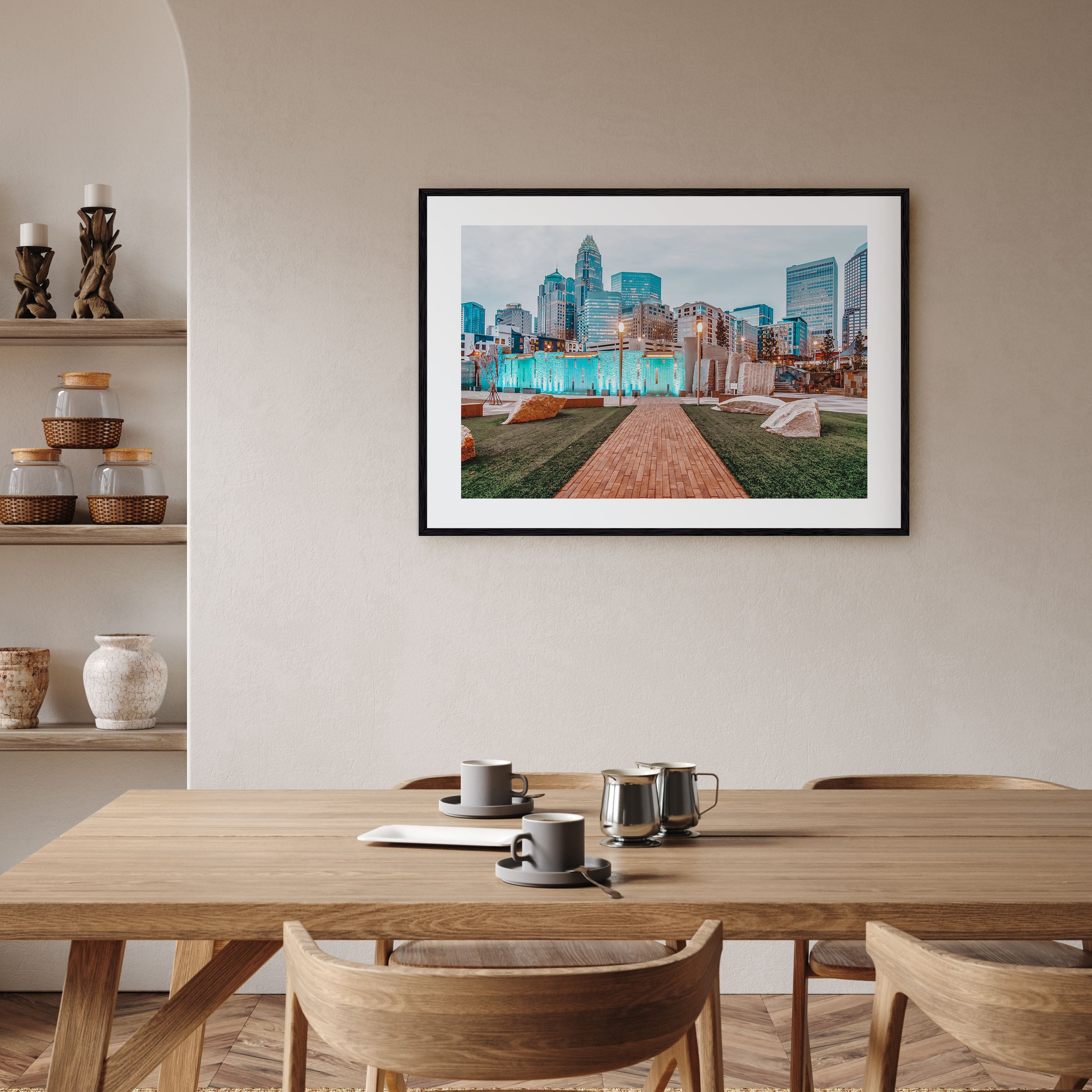 North Carolina Landscape Color Poster