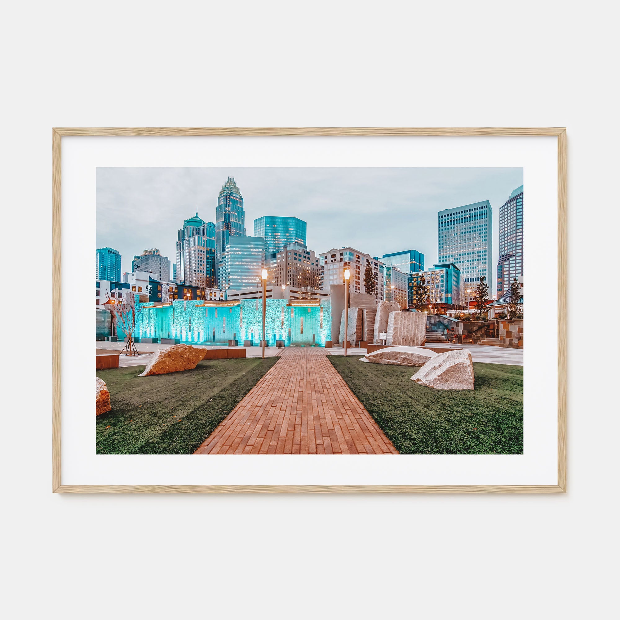 North Carolina Landscape Color Poster