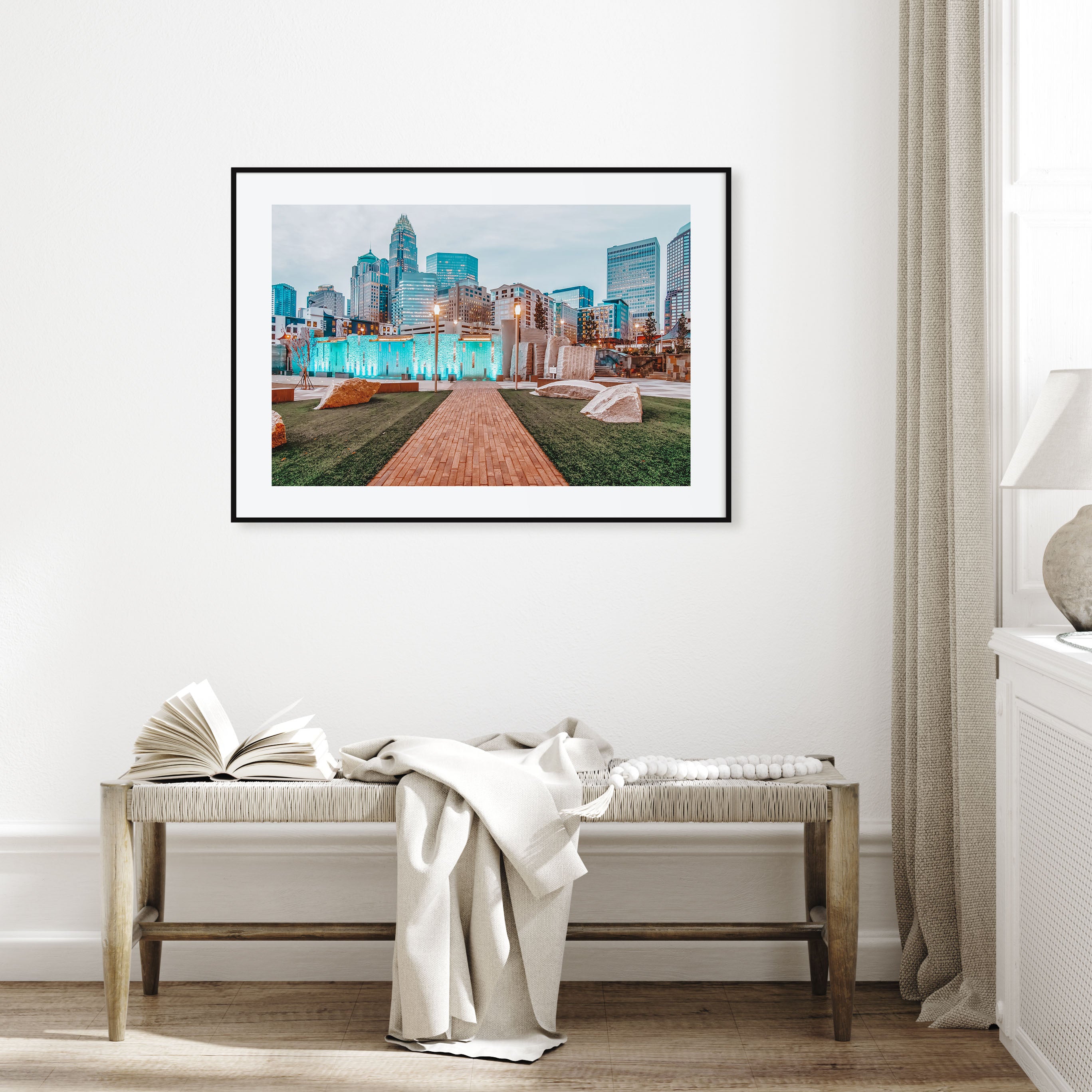 North Carolina Landscape Color Poster