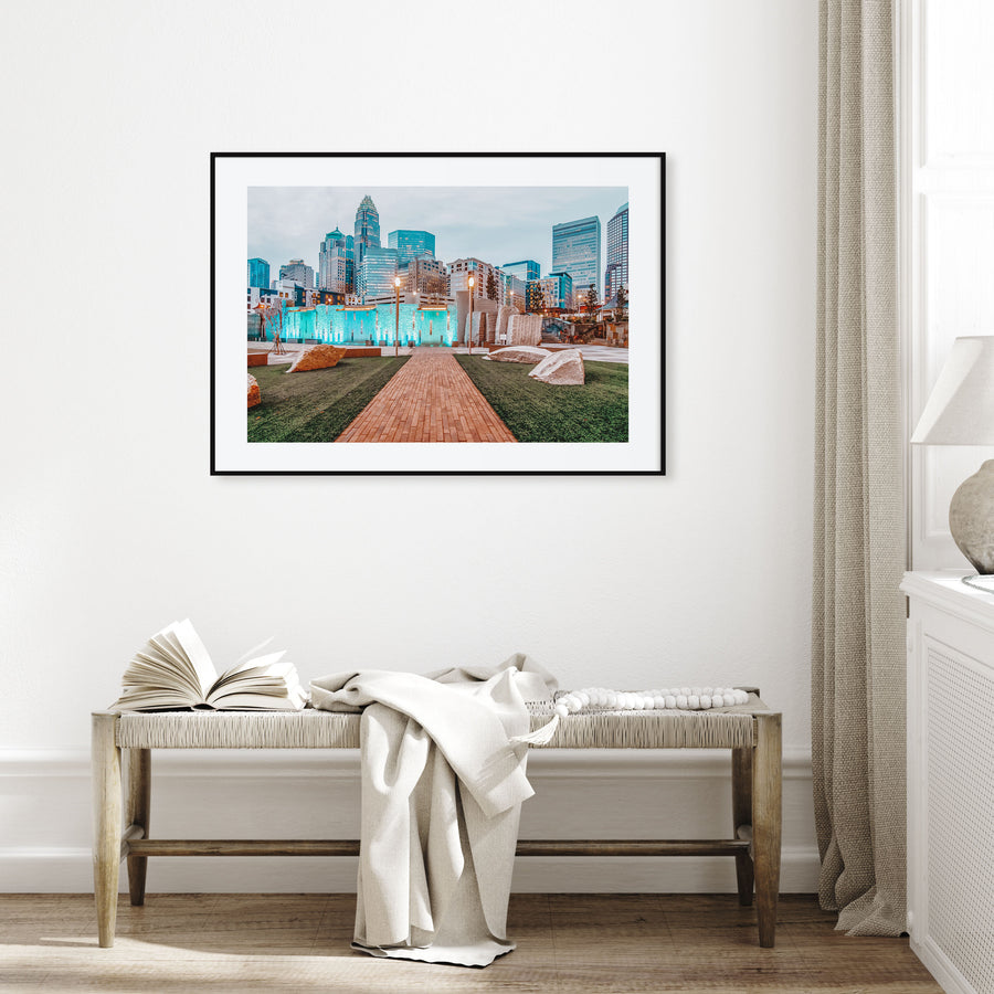 North Carolina Landscape Color Poster