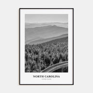 North Carolina Portrait B&W No 2 Poster