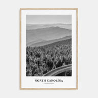 North Carolina Portrait B&W No 2 Poster