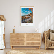 North Carolina Portrait Color No 1 Poster