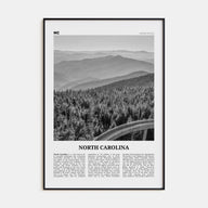 North Carolina Travel B&W No 1 Poster