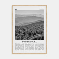 North Carolina Travel B&W No 1 Poster