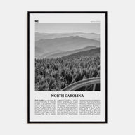 North Carolina Travel B&W No 1 Poster
