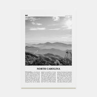 North Carolina Travel B&W No 2 Poster