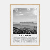 North Carolina Travel B&W No 2 Poster