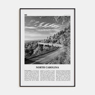 North Carolina Travel B&W No 3 Poster
