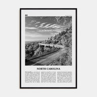 North Carolina Travel B&W No 3 Poster