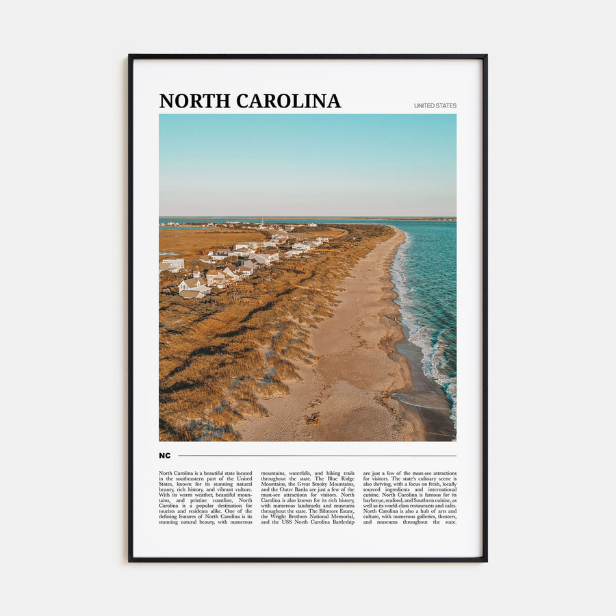 North Carolina Travel Color No 2 Poster