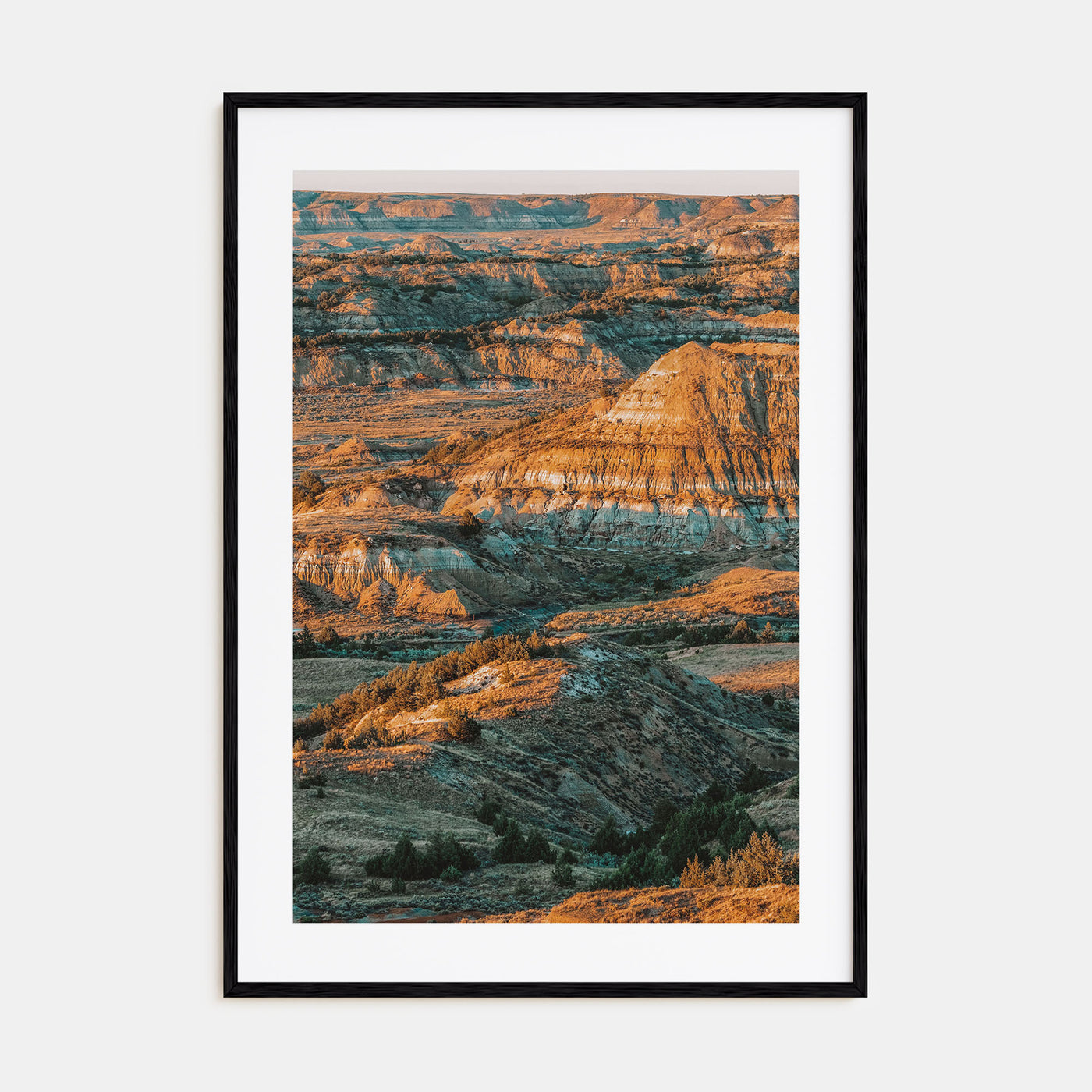 North Dakota Photo Color Poster