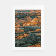 North Dakota Photo Color Poster
