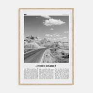 North Dakota Travel B&W No 1 Poster
