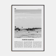 North Dakota Travel B&W No 2 Poster