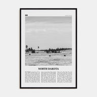North Dakota Travel B&W No 2 Poster
