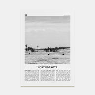 North Dakota Travel B&W No 2 Poster
