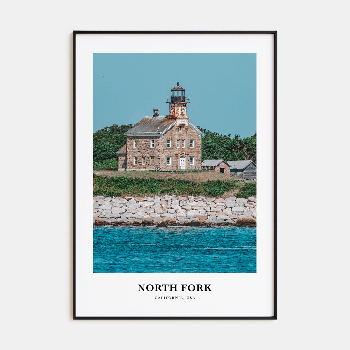 North Fork Portrait Color Poster
