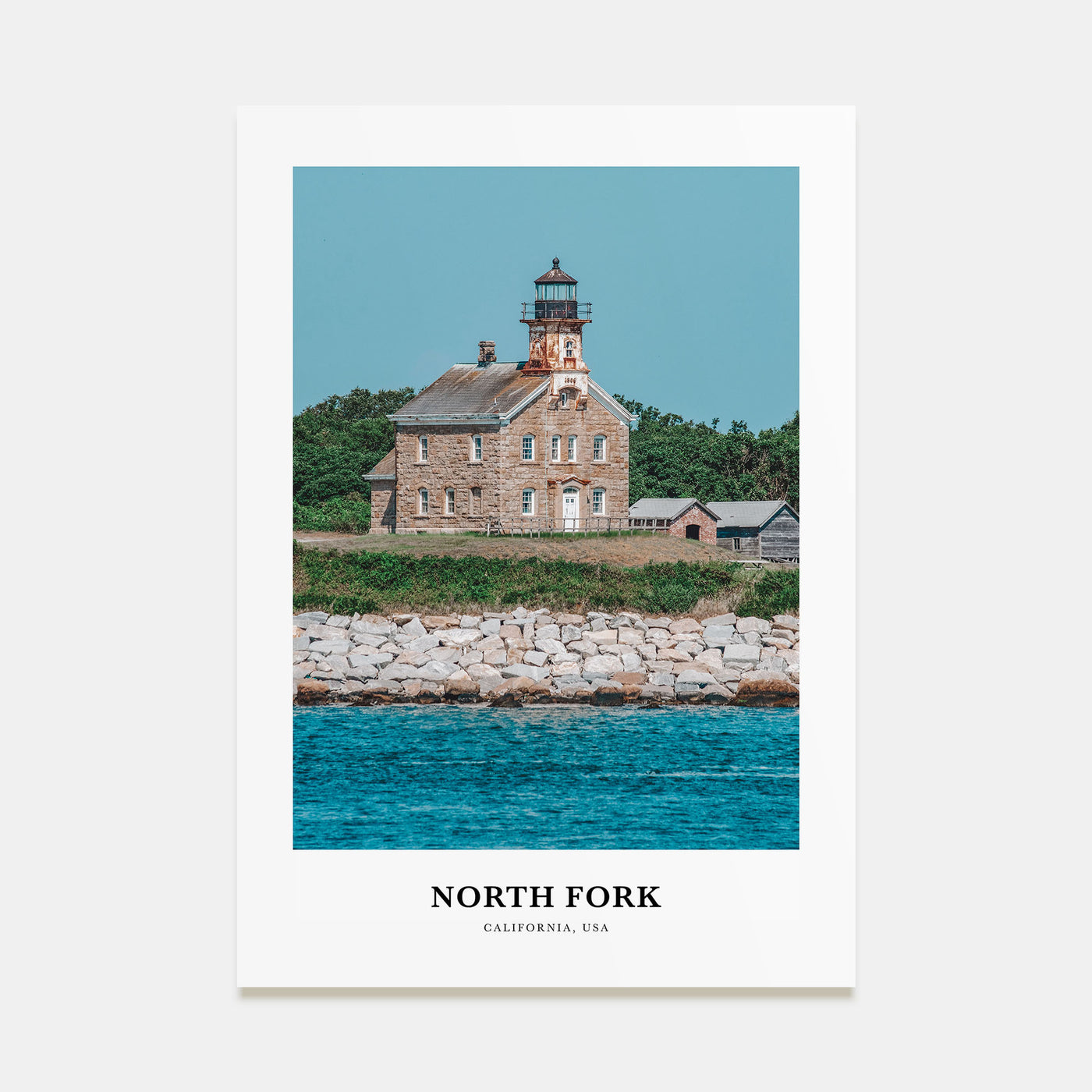 North Fork Portrait Color Poster