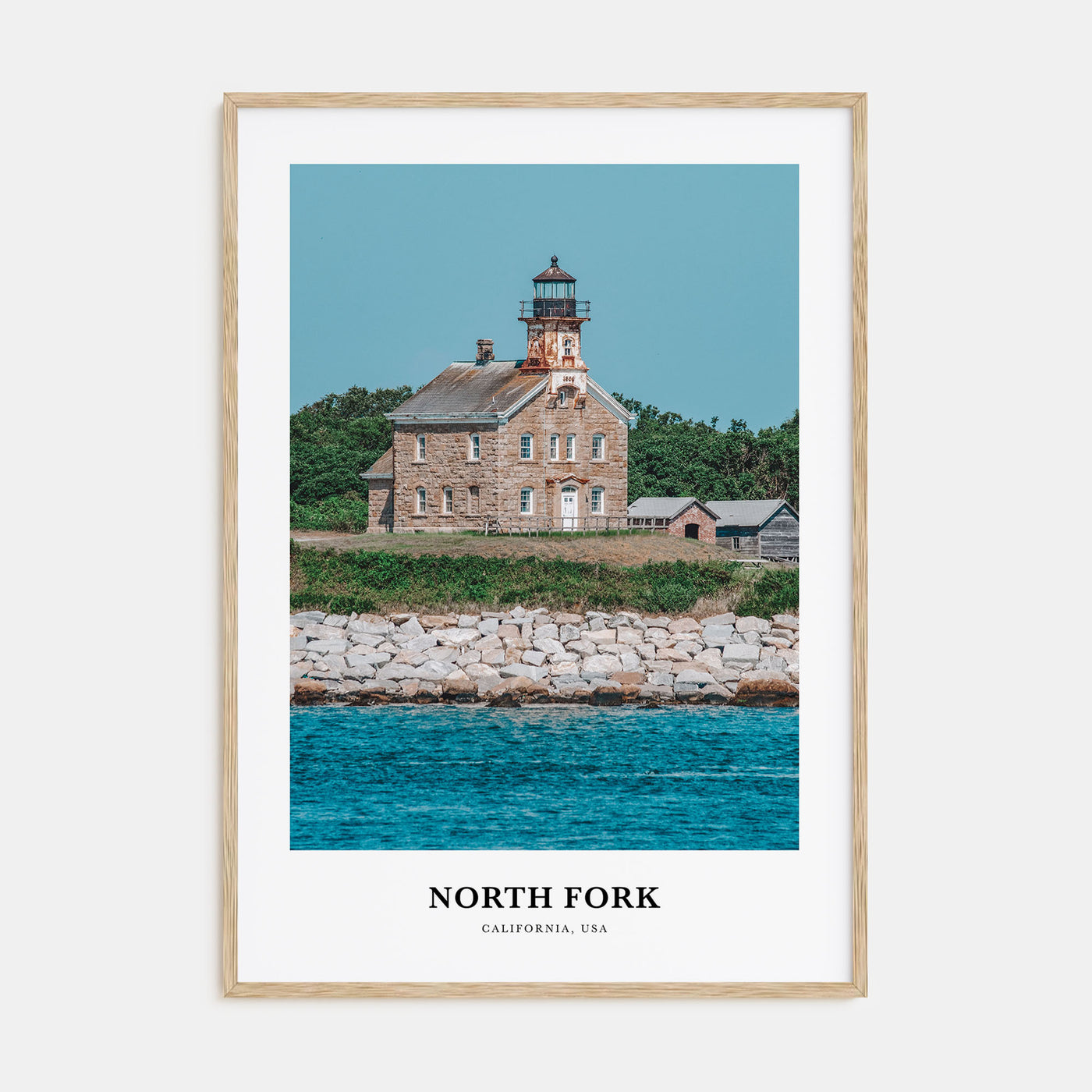 North Fork Portrait Color Poster