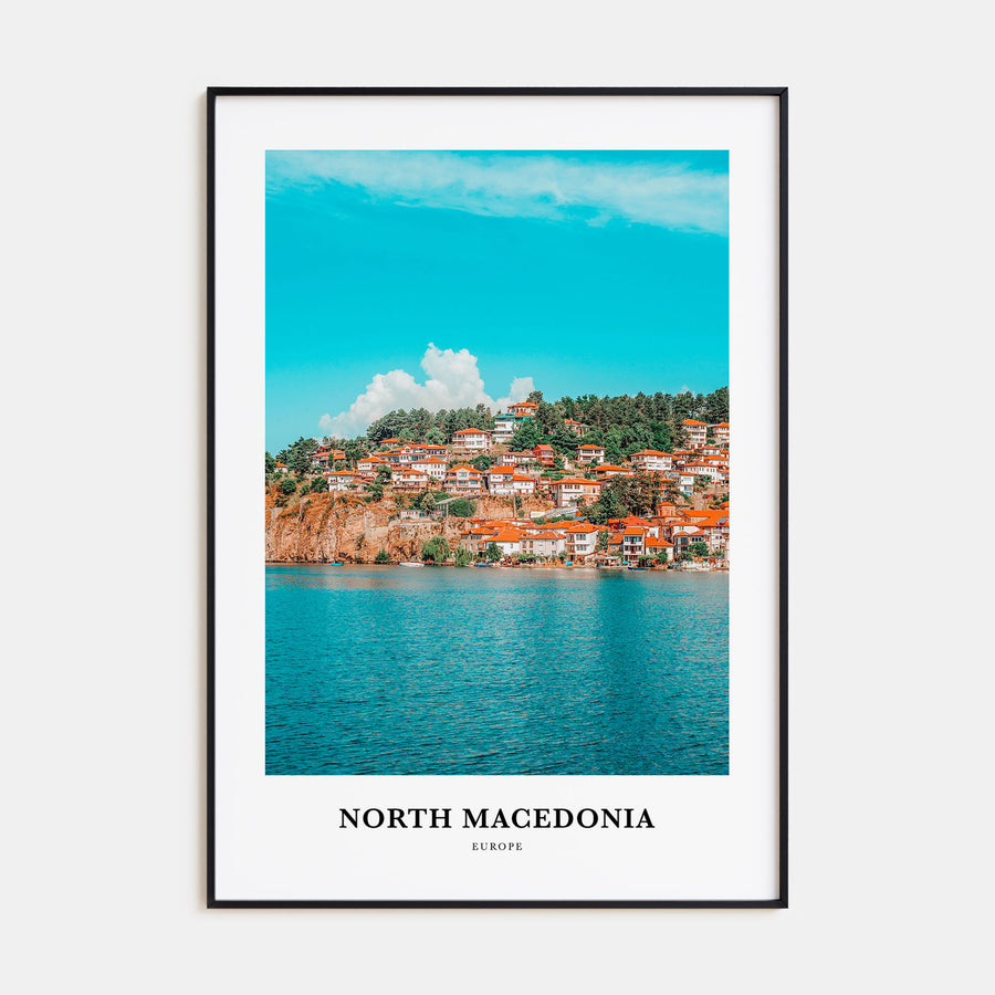 North Macedonia Portrait Color Poster