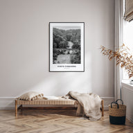 North Yorkshire Portrait B&W Poster