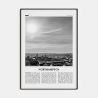 Northampton Travel B&W Poster