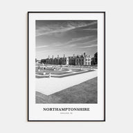 Northamptonshire Portrait B&W Poster