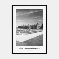 Northamptonshire Portrait B&W Poster