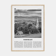 Northeast Travel B&W Poster